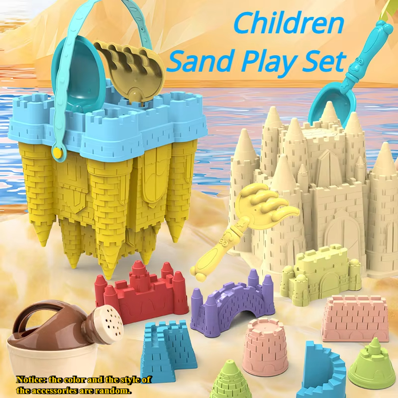 Kinetic Sand Mold - Beach Castle Bucket Play Sand Set
