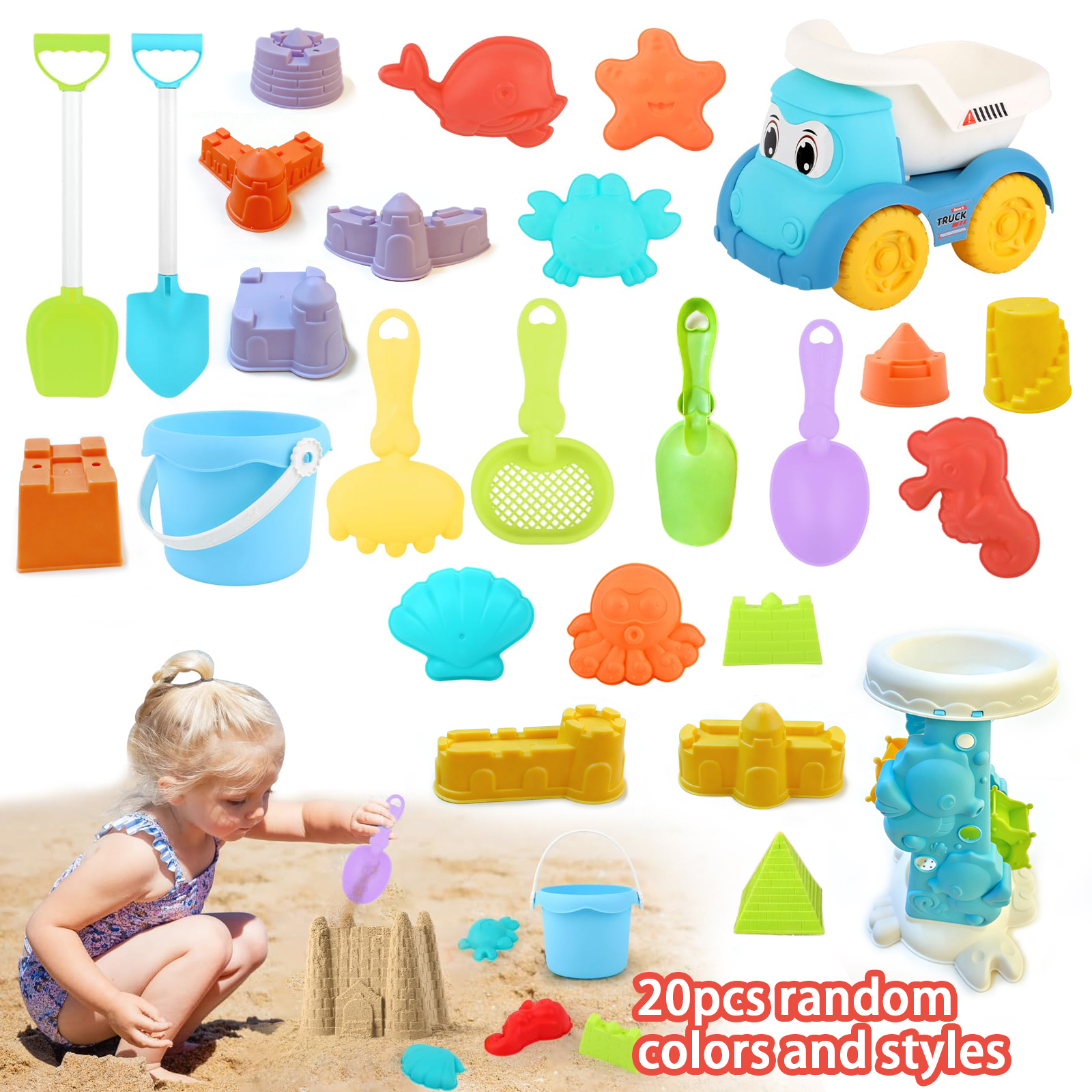 Kinetic Sand Mold - OceanX 15-in-1 Beach Explorer Kit -