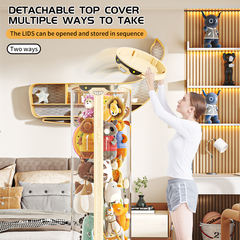 Cartoon Doll Storage Box Plush - Kids Zipper Toys のレビューと価格