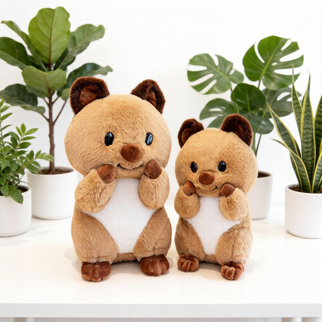 40/50CM Kawaii Rabbit Fur Quok - Quokka Kids Toys のレビューと価格