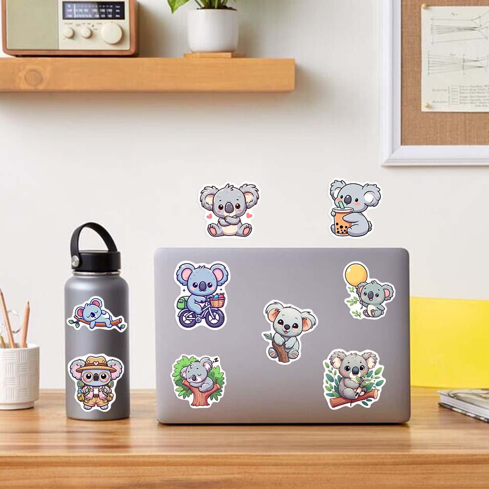 Cartoon Koala Animal Stickers  - Kids Toys Laptop のレビューと価格