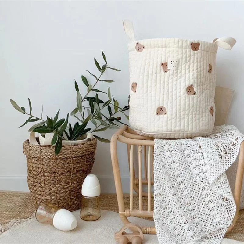Cute Bear Embroidery Diaper Ba - Kids Zipper Toys のレビューと価格