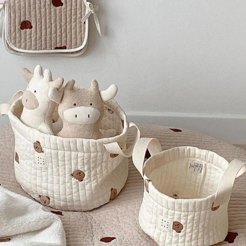 Cute Bear Embroidery Diaper Ba - Kids Zipper Toys のレビューと価格