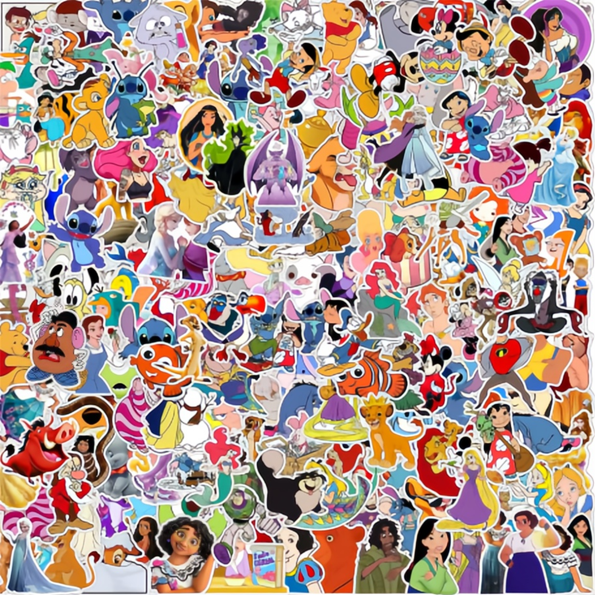 100PCS  Cute Mix Cartoon Anima - Kids Toys Laptop のレビューと価格
