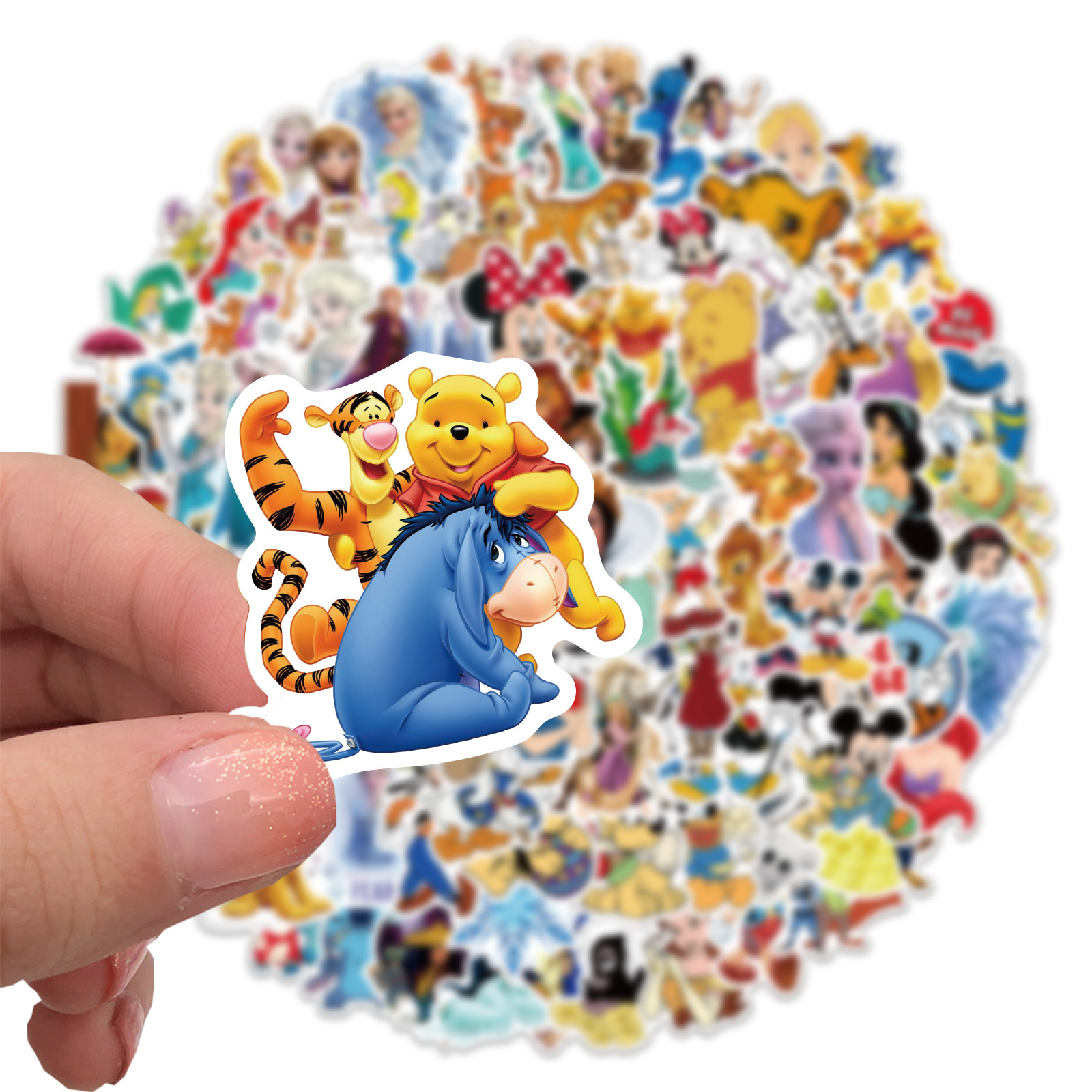 100PCS  Cute Mix Cartoon Anima - Kids Toys Laptop のレビューと価格