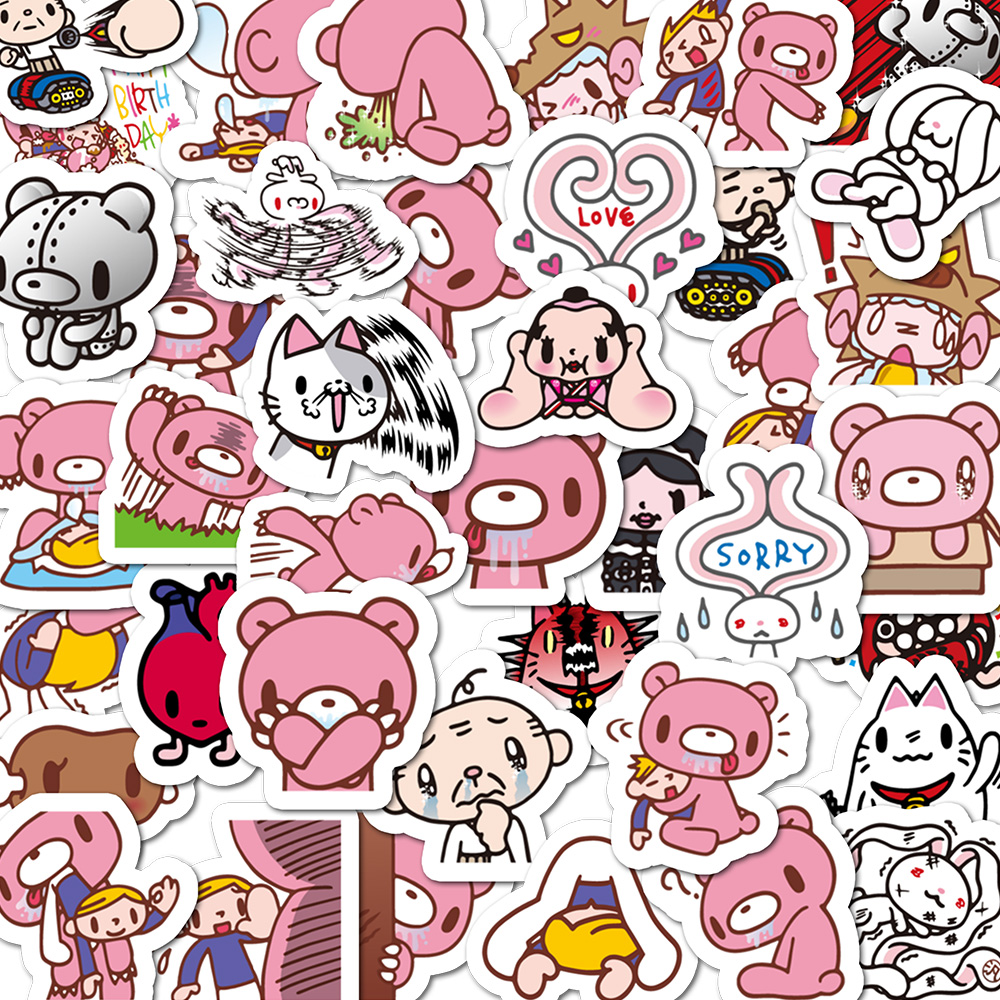 40pcs Cartoon Gloomy Bear & CH - Kids Toys Laptop のレビューと価格