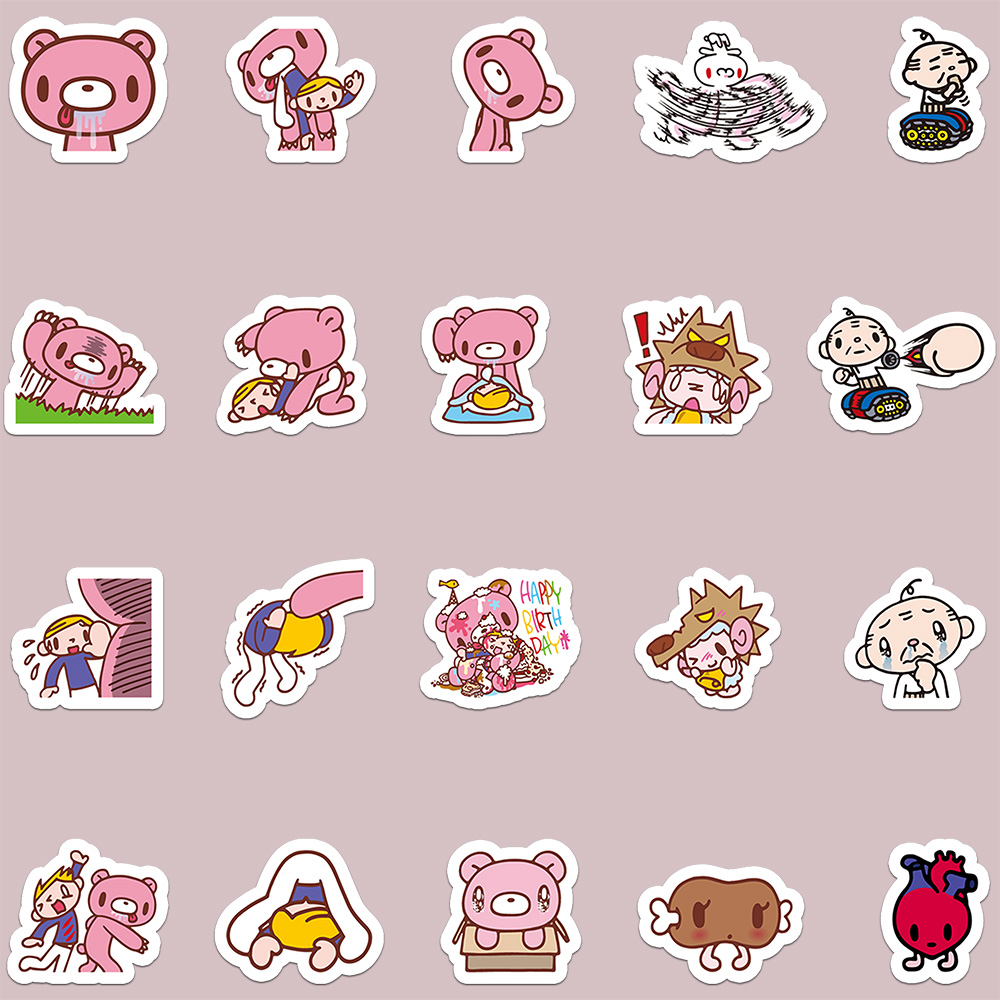 40pcs Cartoon Gloomy Bear & CH - Kids Toys Laptop のレビューと価格