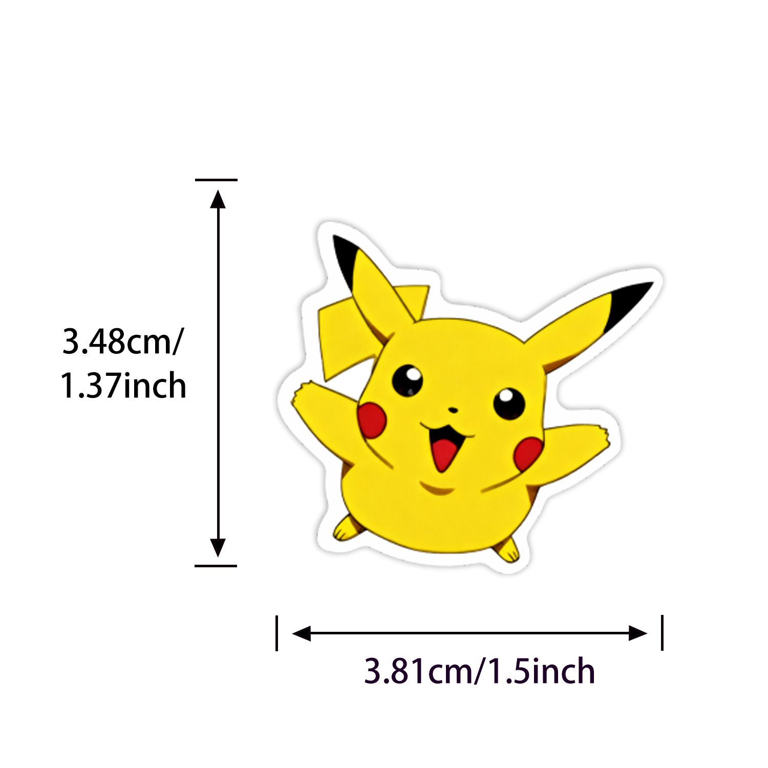 100/200pcs Pokemon Anime Stick - Kids Toys Laptop のレビューと価格