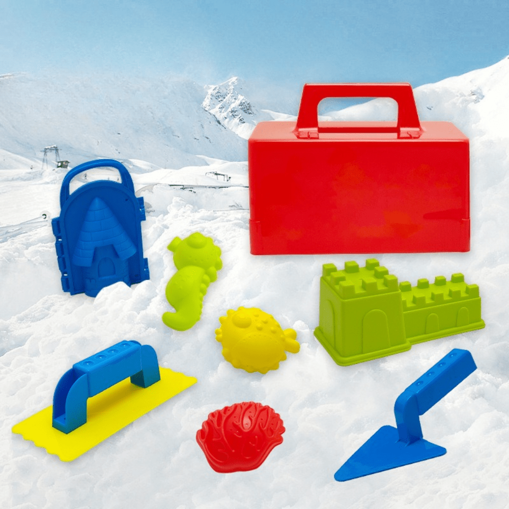 8pcs Kids Winter Outdoor Snow  - Kinetic Sand Mold のレビューと価格