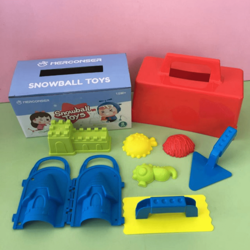 8pcs Kids Winter Outdoor Snow  - Kinetic Sand Mold のレビューと価格