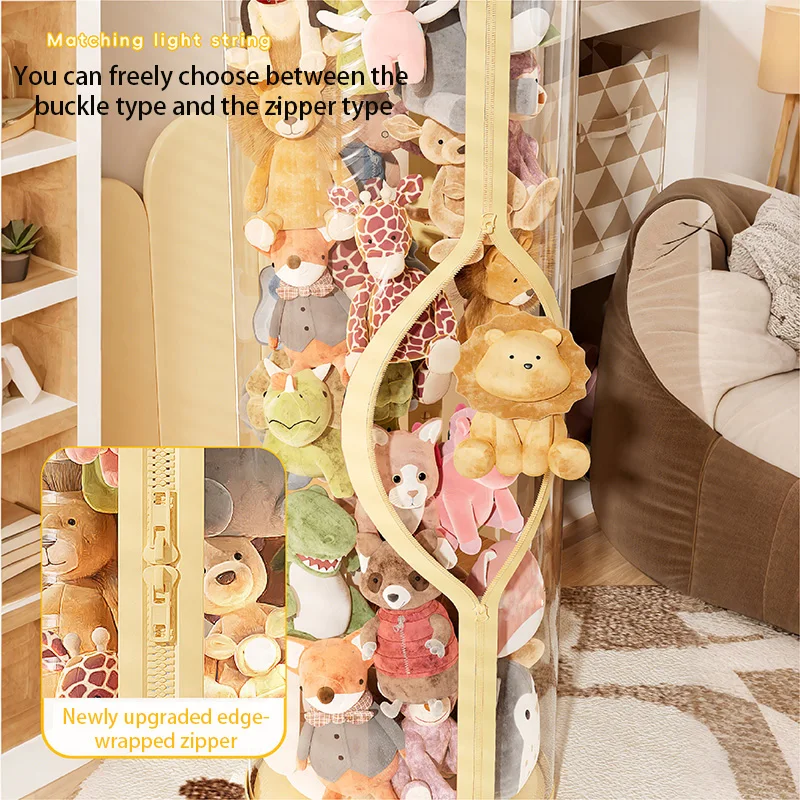 Transparent Doll Storage Box P - Kids Zipper Toys のレビューと価格