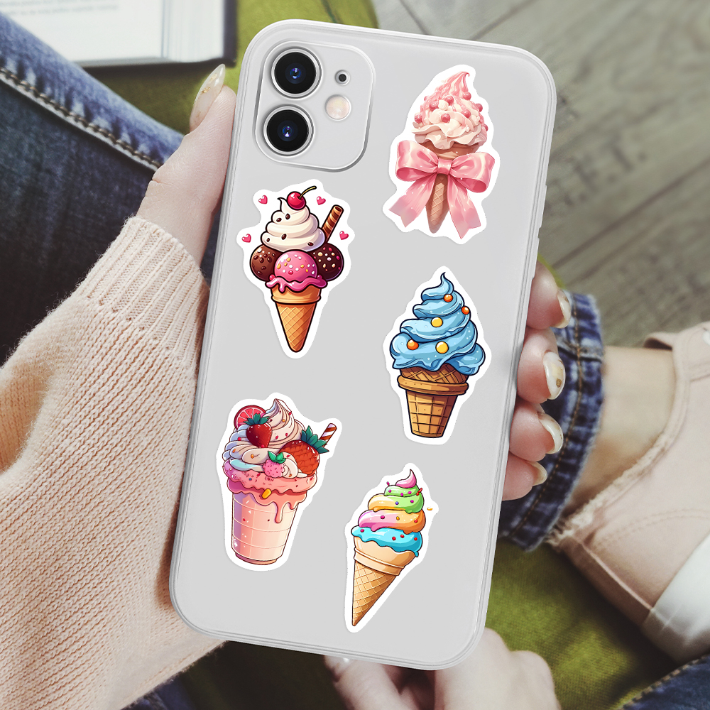 Summer Ice Cream Stickers Cool - Kids Toys Laptop のレビューと価格