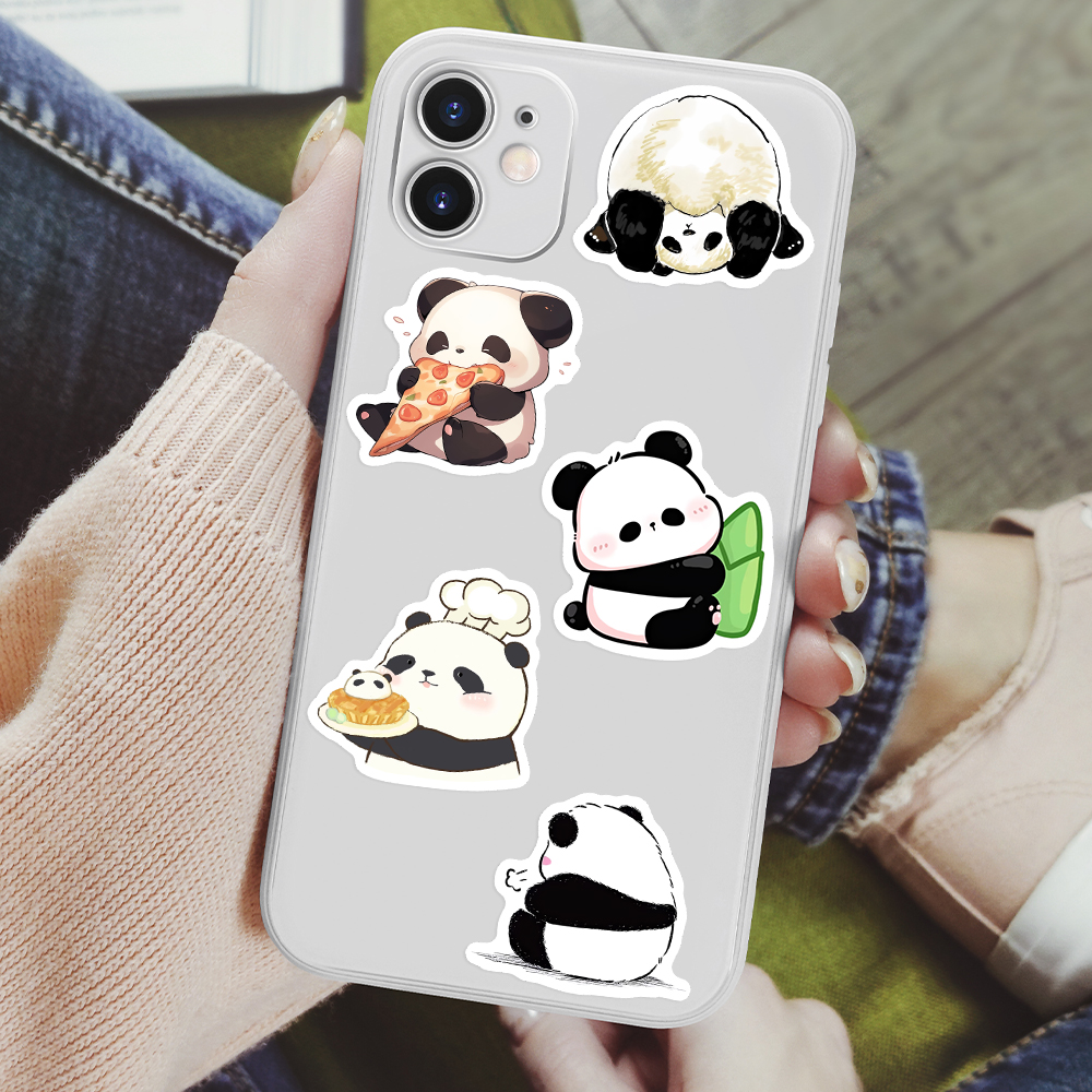 Cute Cartoon Panda Stickers Wa - Kids Toys Laptop のレビューと価格