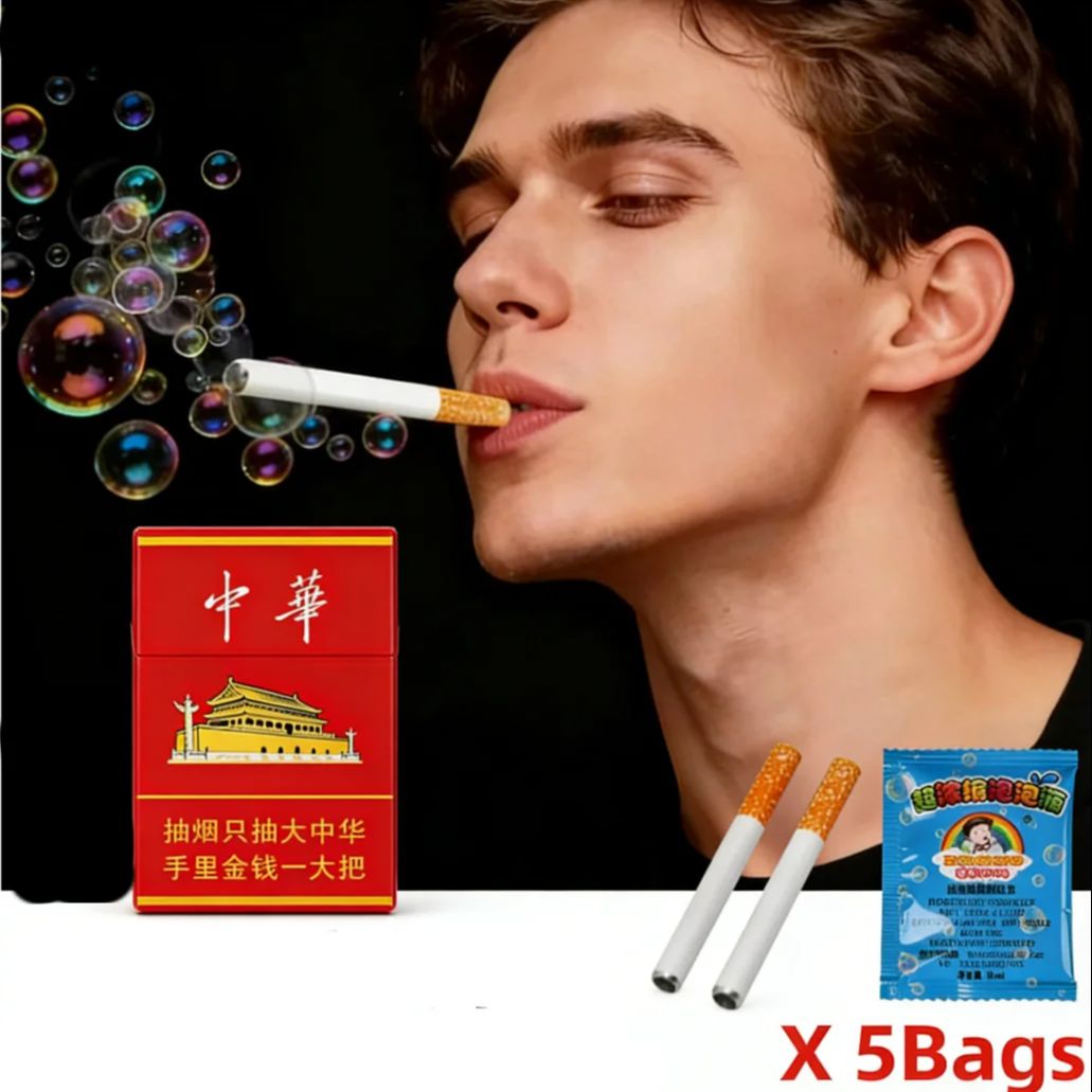 Ins Style Funny Cigarette Box  - Bubble Machine Outdoor のレビューと価格