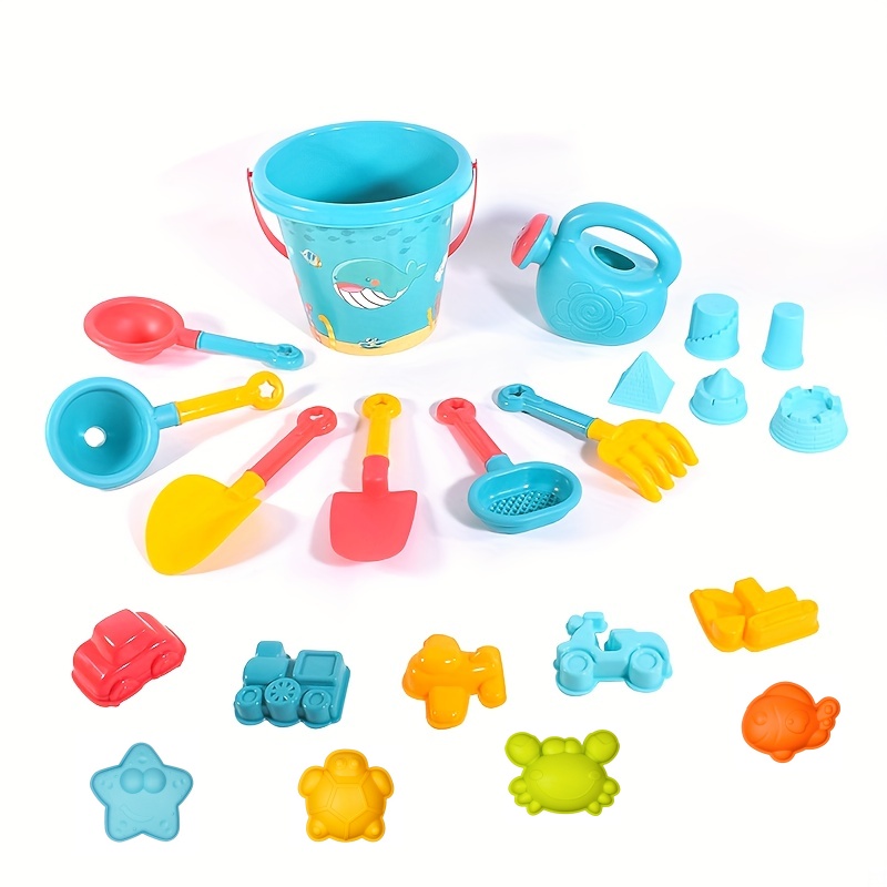 22pcs Beach Toys, Sand Digging - Kinetic Sand Mold のレビューと価格