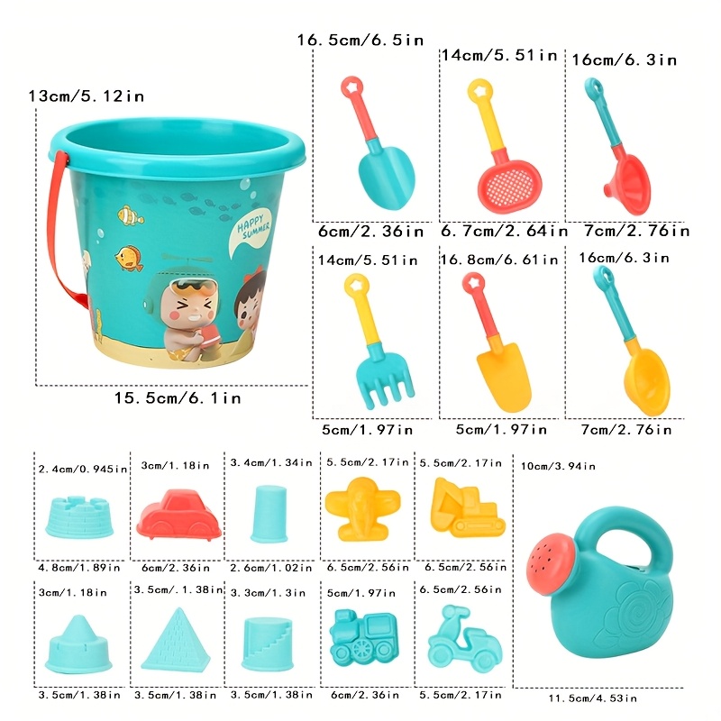 22pcs Beach Toys, Sand Digging - Kinetic Sand Mold のレビューと価格