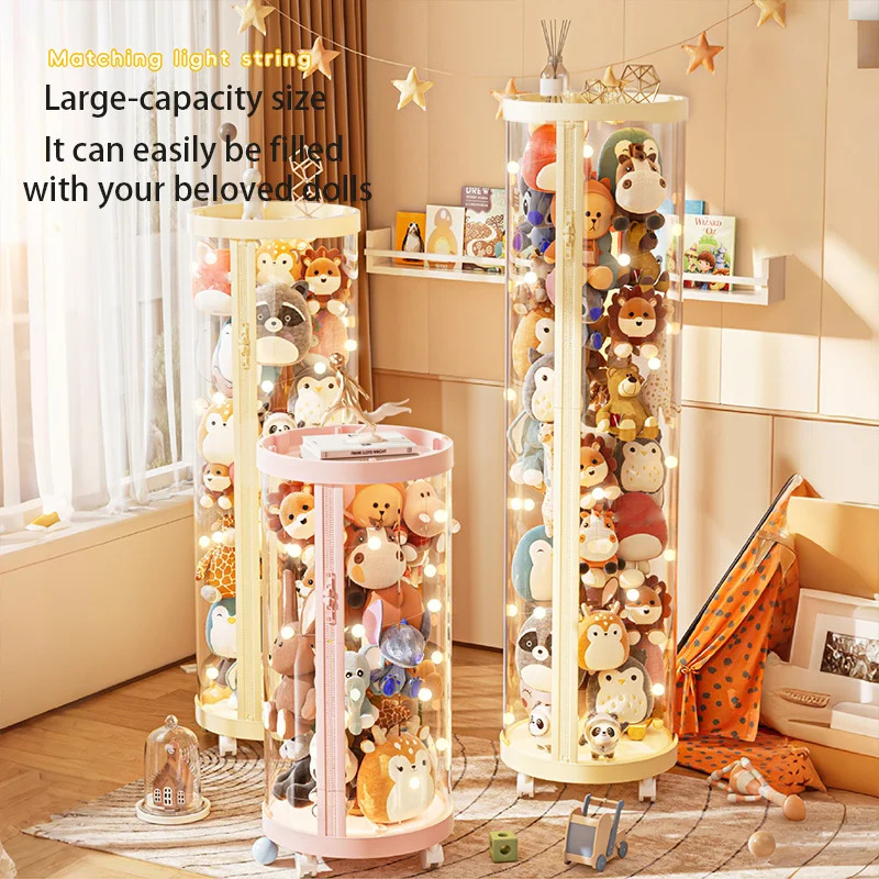 Transparent Doll Storage Box P - Kids Zipper Toys のレビューと価格