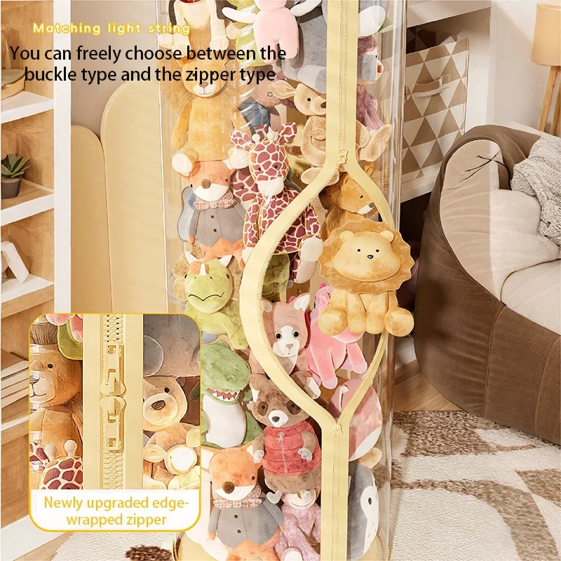 Transparent Doll Storage Box P - Kids Zipper Toys のレビューと価格