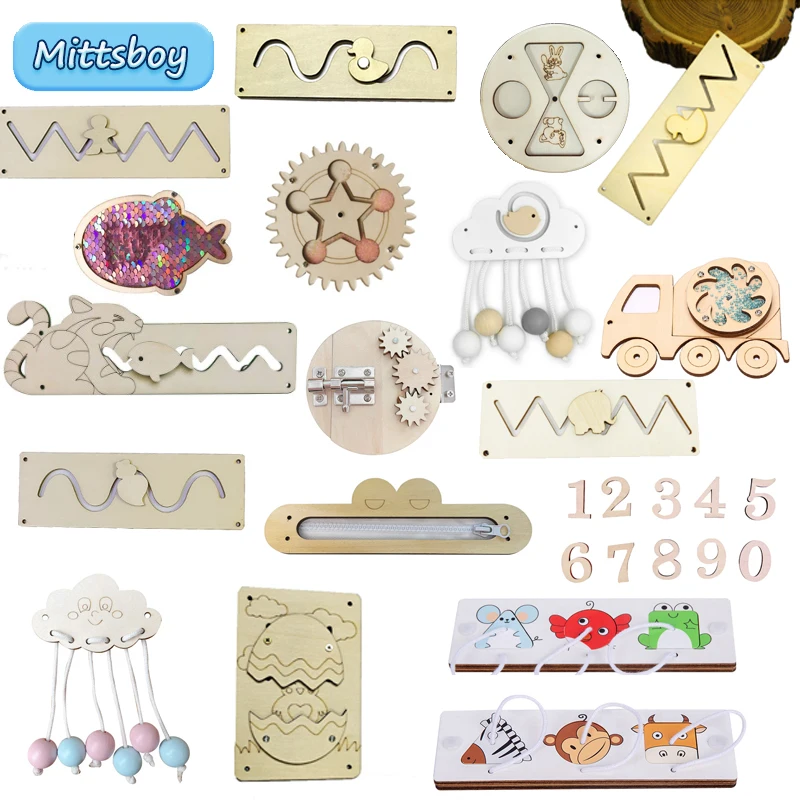DIY Busy Board Montessori Educ - Kids Zipper Toys のレビューと価格