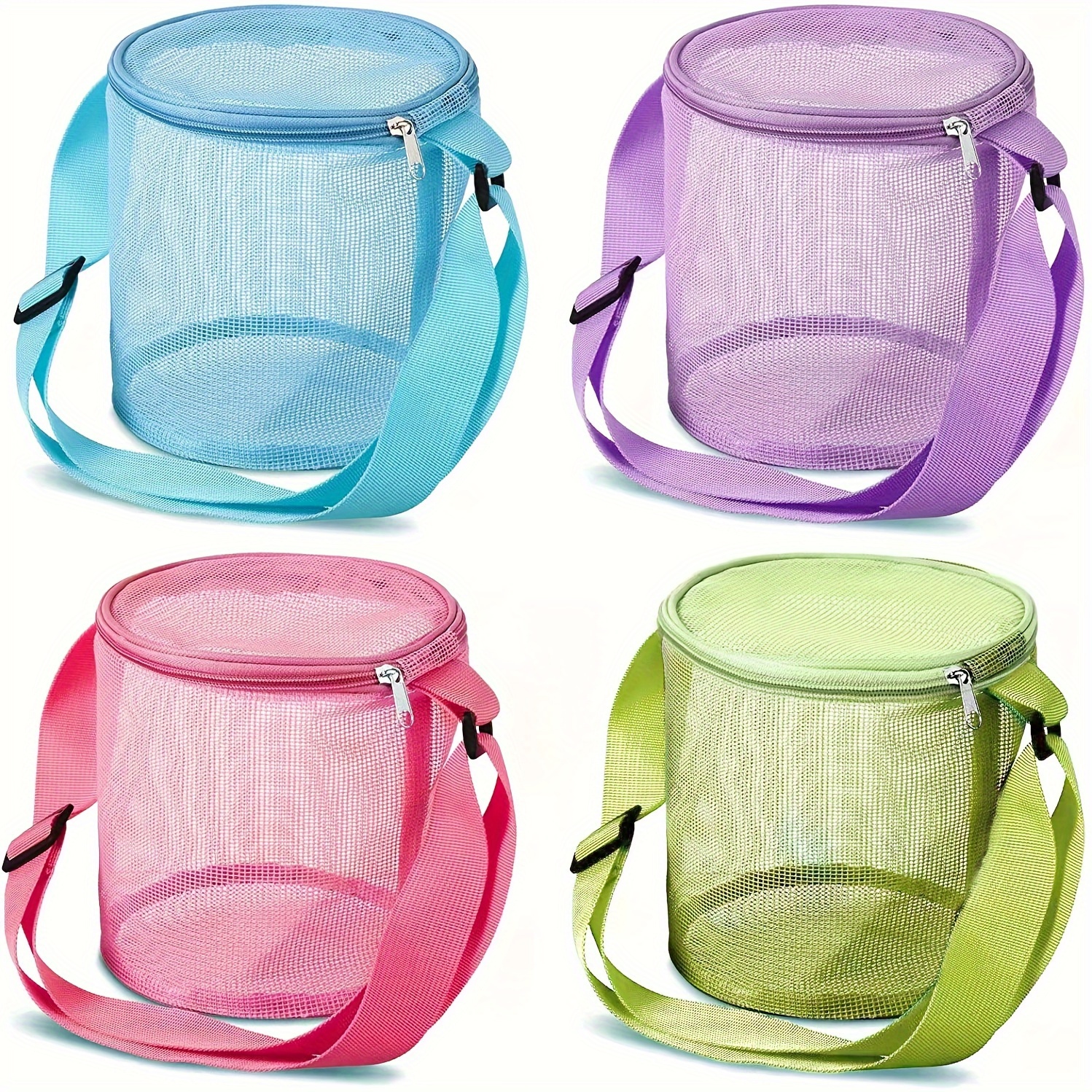 Colorful Beach Toys Mesh Beach - Kids Zipper Toys のレビューと価格