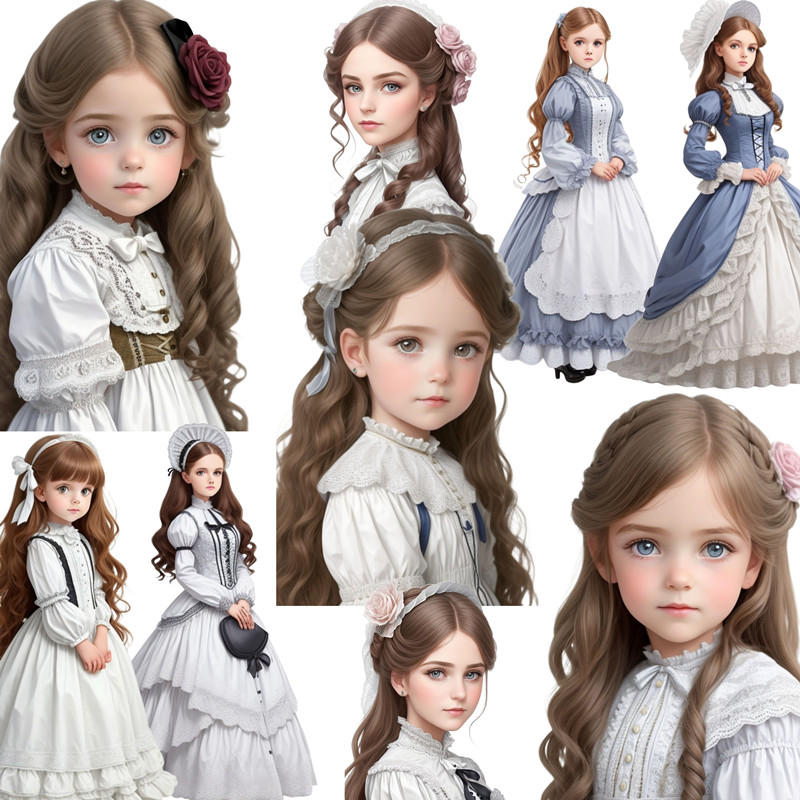 Victoria Little Girl Stickers  - Kids Toys Victoria のレビューと価格