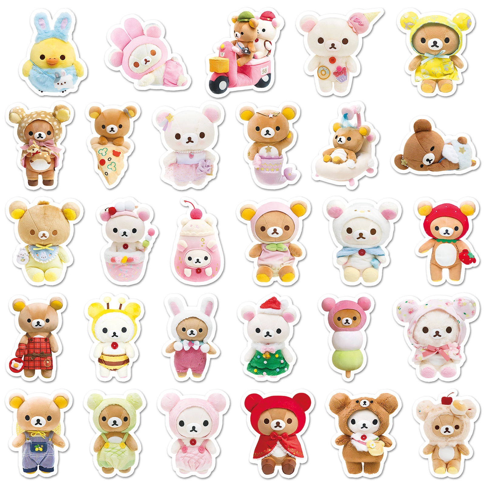 54pcs Cute Rilakkuma Aesthetic - Kids Toys Laptop のレビューと価格