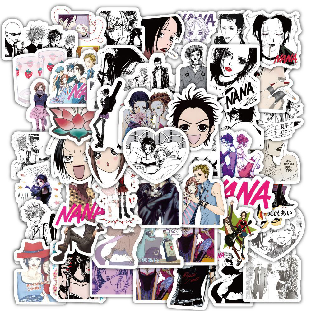 60PCS Anime NANA Stickers Cool - Kids Toys Laptop のレビューと価格