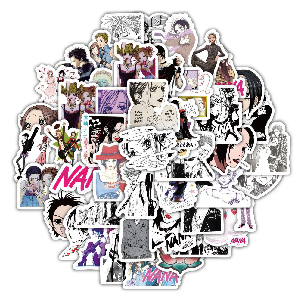 60PCS Anime NANA Stickers Cool - Kids Toys Laptop のレビューと価格