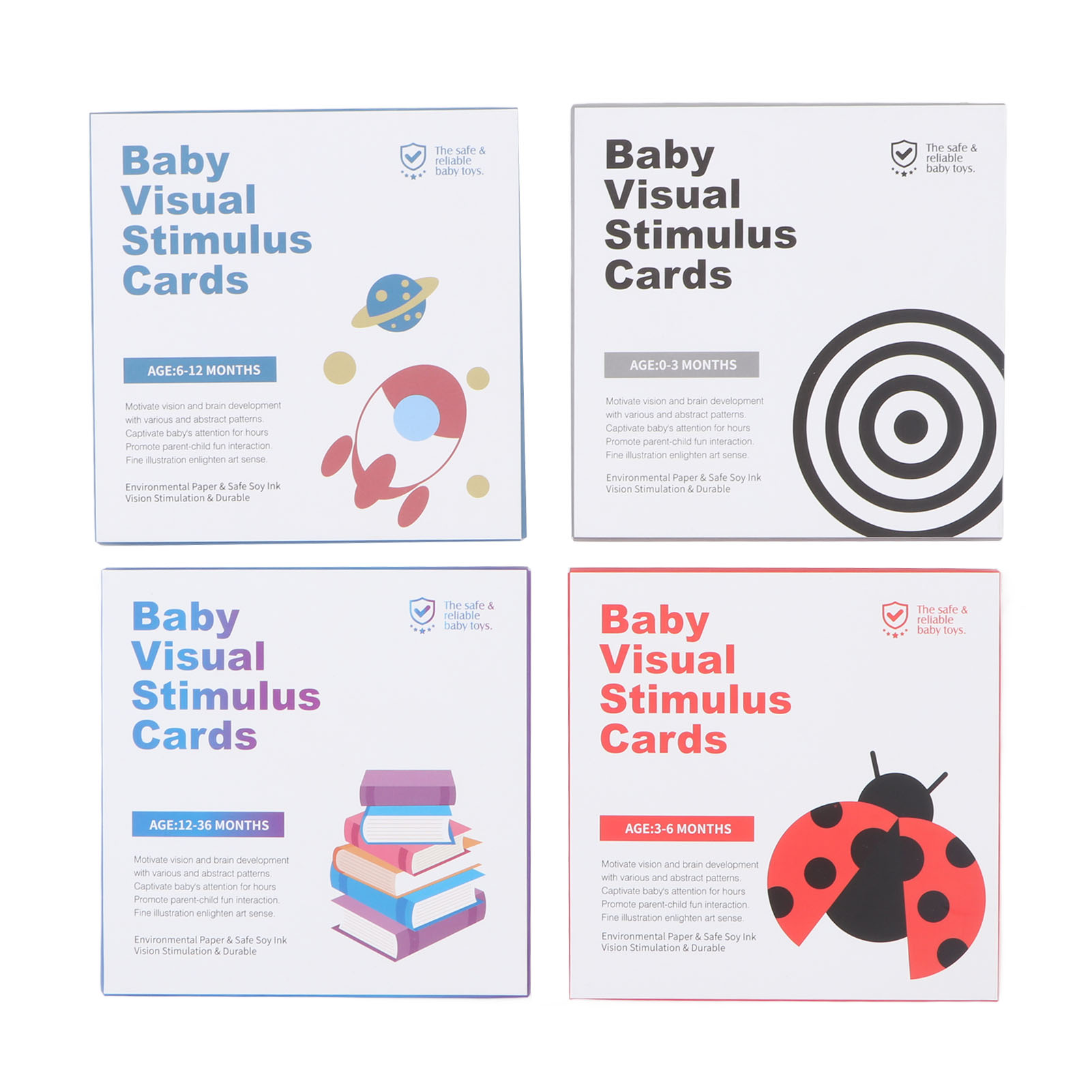 ZK40 64pcs High Contrast Baby  - Educational Flash Card のレビューと価格