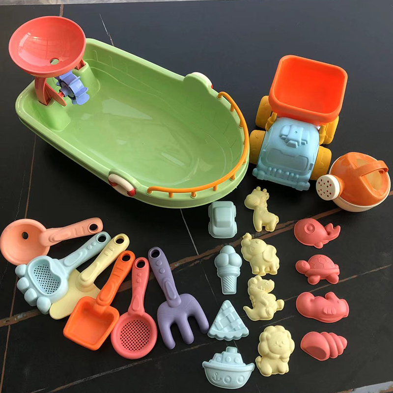 Kids Trolley Sand Play Beach T - Kinetic Sand Mold のレビューと価格
