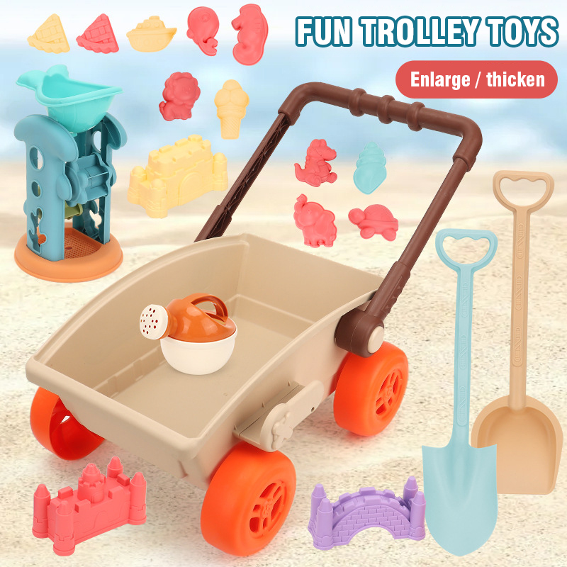 Kids Trolley Sand Play Beach T - Kinetic Sand Mold のレビューと価格