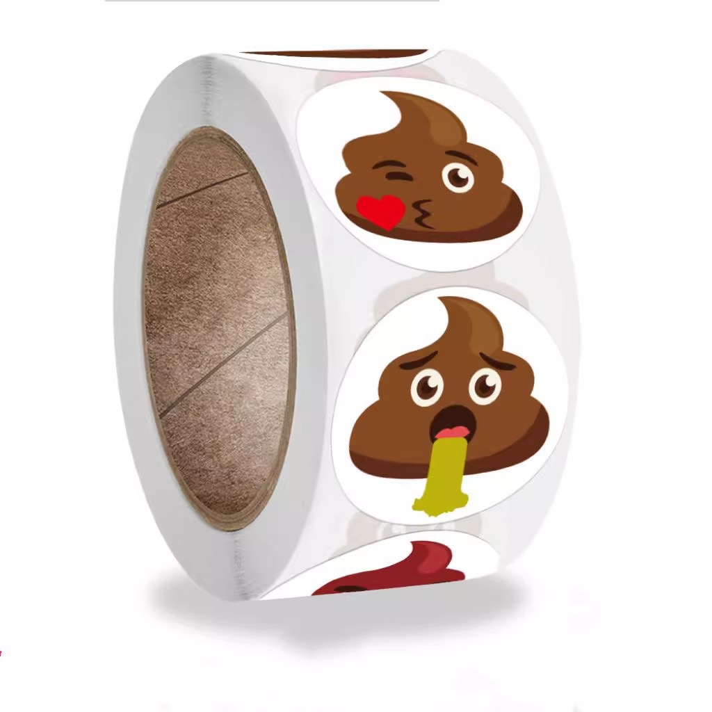 100-500pcs Funny Poop Cartoon  - Kids Toys Laptop のレビューと価格