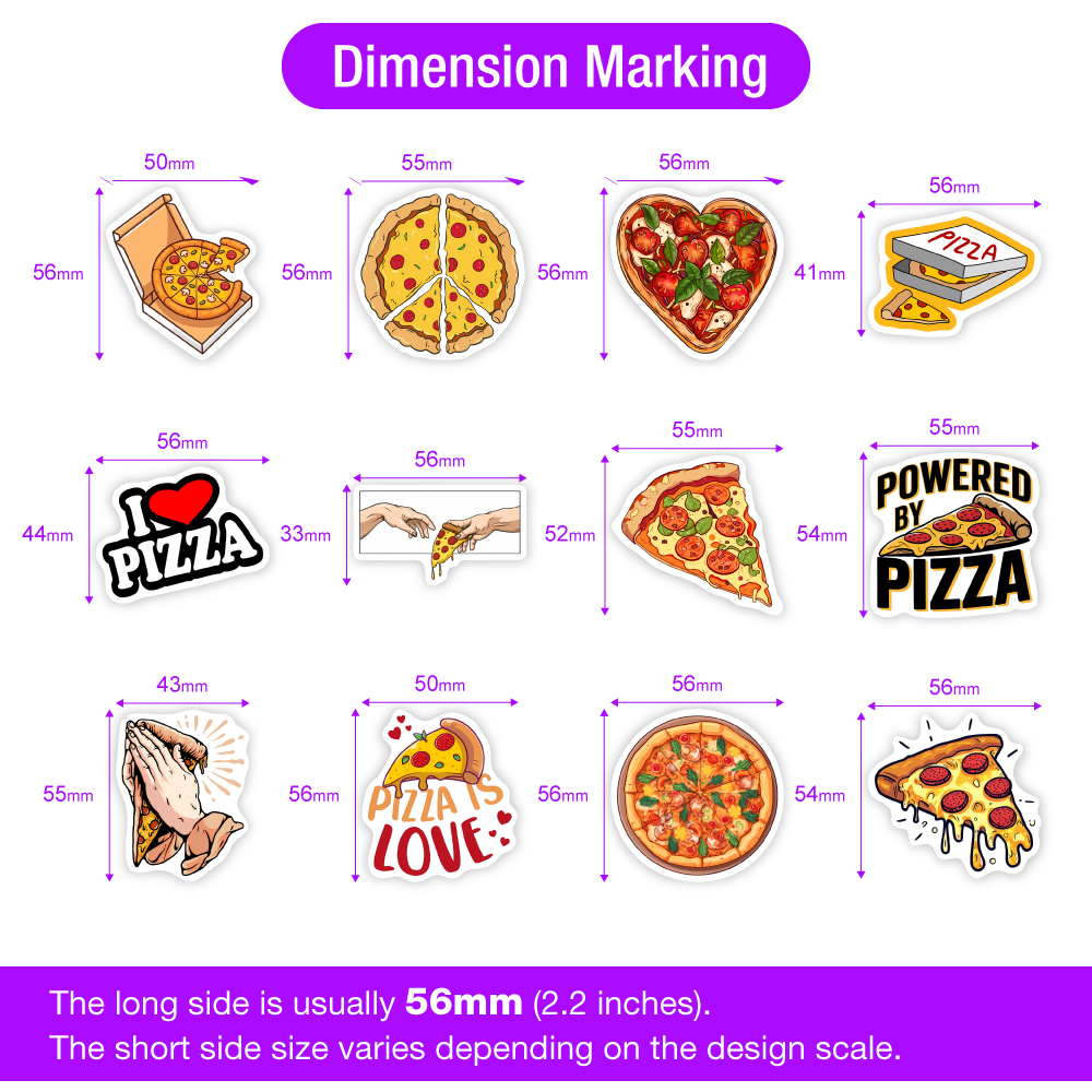 10/30/60Pcs Cute Pizza Toy Sti - Kids Toys Laptop のレビューと価格
