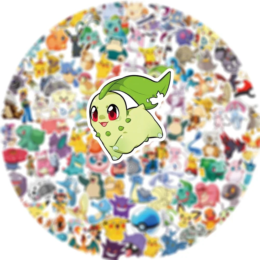 50/100pcs Pokemon Anime Sticke - Kids Toys Laptop のレビューと価格