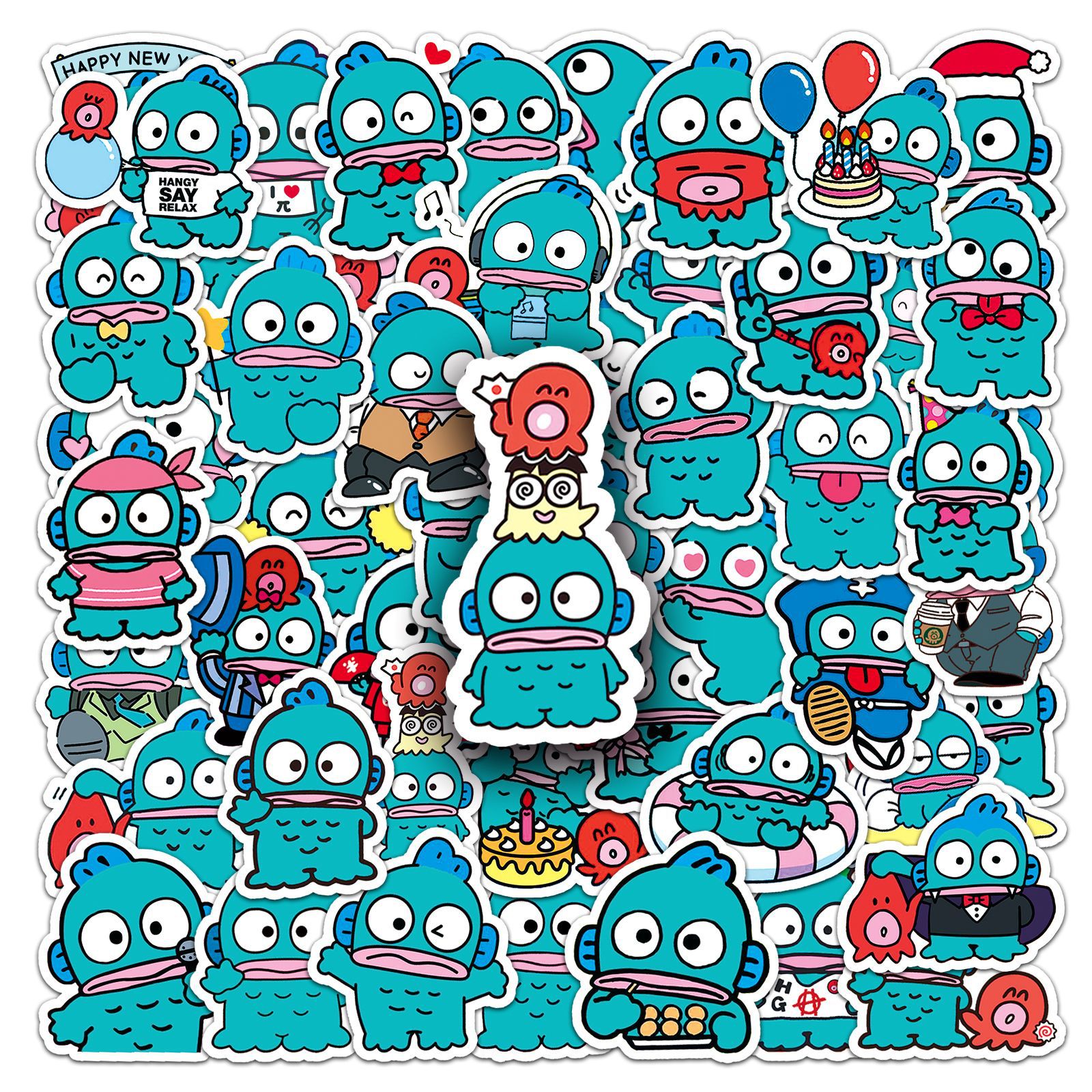 50pcs Cute Hangyodon Cartoon G - Kids Toys Laptop のレビューと価格