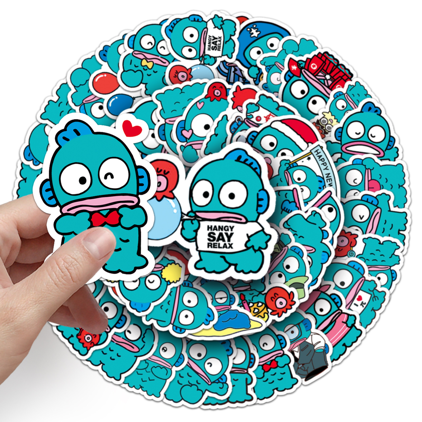 50pcs Cute Hangyodon Cartoon G - Kids Toys Laptop のレビューと価格