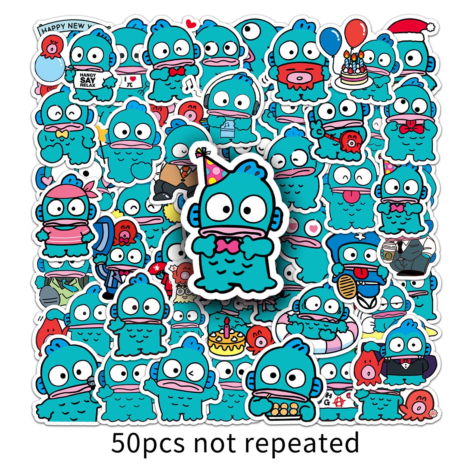 50pcs Cute Hangyodon Cartoon G - Kids Toys Laptop のレビューと価格