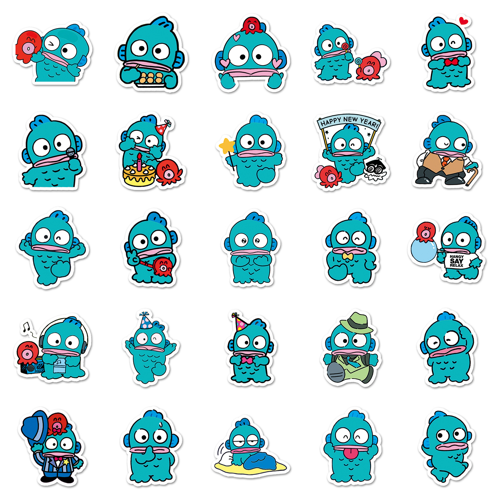 50pcs Cute Hangyodon Cartoon G - Kids Toys Laptop のレビューと価格