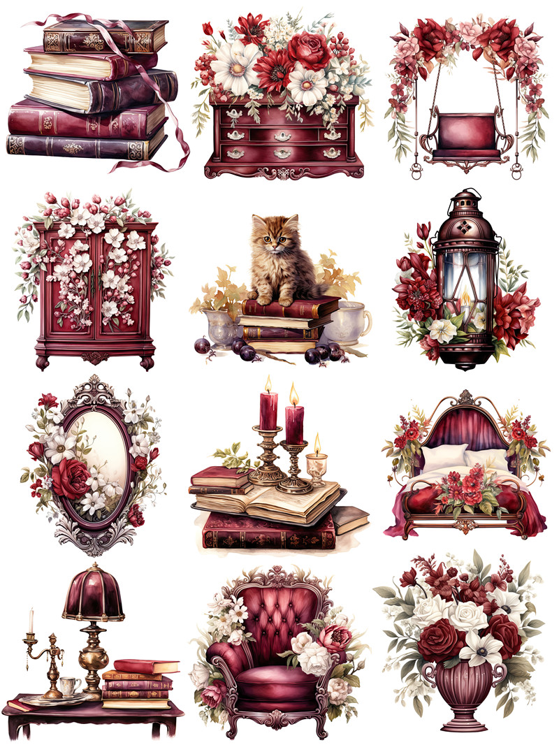 Retro Victoria Lady Stickers C - Kids Toys Victoria のレビューと価格