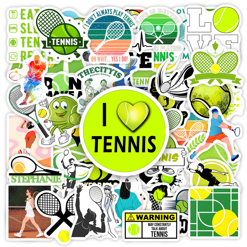Tennis Theme Lovers Sticekrs D - Kids Toys Laptop のレビューと価格